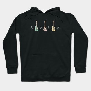 Heartbeat Maple Neck Bass Guitars Hoodie